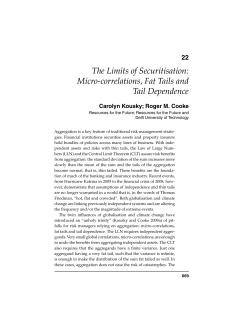 The Limits of Securitization Micro-correlations, Fat Tails and Tail