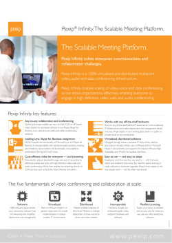 The Scalable Meeting Platform.