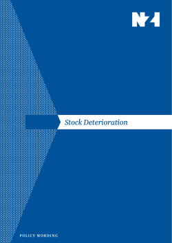 Stock Deterioration