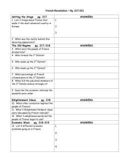 French Revolution &ndash; Pg. 217-221
