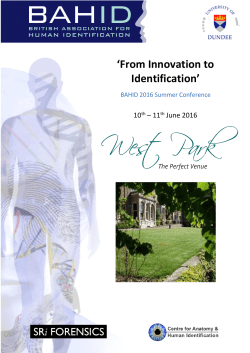 From Innovation to Identification