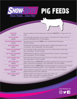 Show-Rite Pig Products  - Ranch