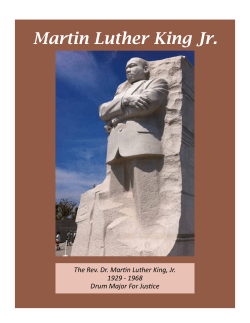 Martin Luther King Jr. - Disciples Home Missions