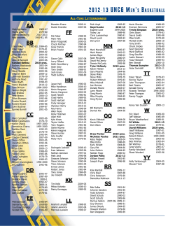 2012-13 UNCG MEN`S BASKETBALL