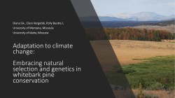 Adaptation to climate change: Embracing natural selection and