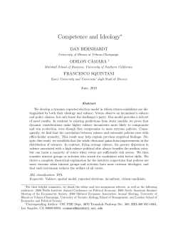Competence and Ideology - USC Price School of Public Policy