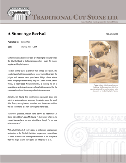 TCS_Article_A STONE AGE REVIVAL