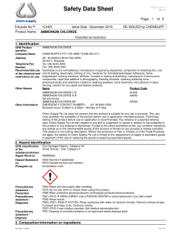 Safety Data Sheet - Chem