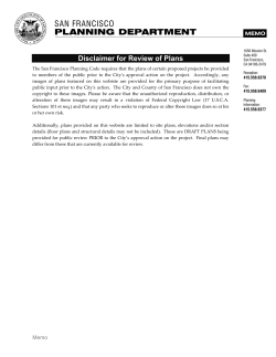 Executive Summary - San Francisco Planning Department