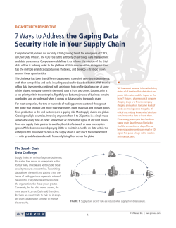 7 Ways to Address the Gaping Data Security Hole in