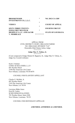 Document generated from the Louisiana Court of