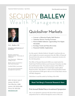 Quicksilver Markets - Ballew Wealth Management