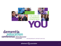 Dementia Education Conference