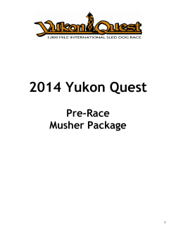 2014 Yukon Quest