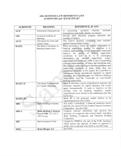 ACRONYMS and " BANK-SPEAK` ALLL AIB ACRONYM MEANING