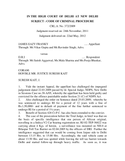 CRL.A. No. 372/2009 - Delhi District Courts