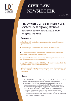 Devon Chambers Civil Law September 2016