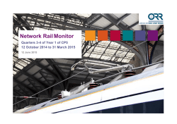 Network Rail Monitor - Quarters 3-4 of Year 1 of CP5 12 October