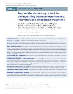 Beyond the dichotomy: a tool for distinguishing