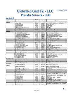 Gold network - Methaq Takaful Insurance Company