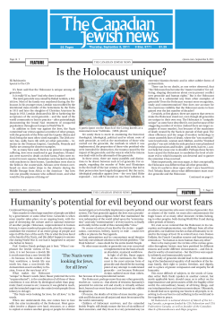 Is the Holocaust unique?