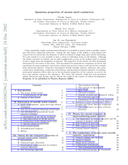 Quantum properties of atomic
