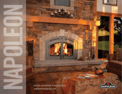 napoleonfireplaces.com WOOD BURNING FIREPLACES