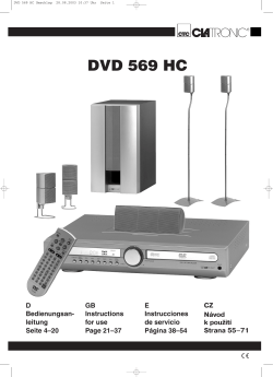 DVD 569 HC - Clatronic