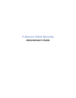 F-Secure Client Security