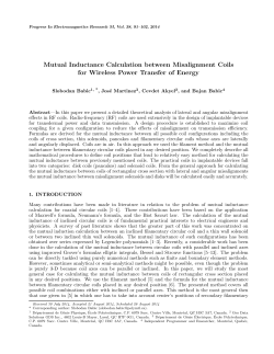 Mutual Inductance Calculation between Misalignment Coils for