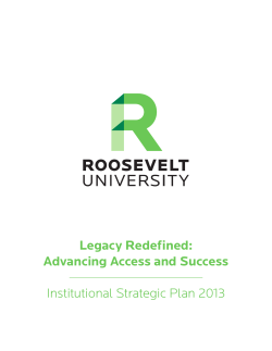 Institutional Strategic Plan