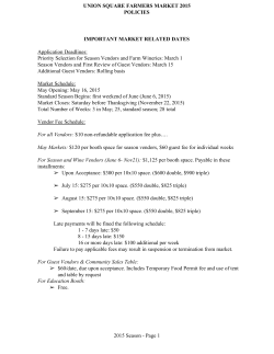 union square farmers market 2015 policies