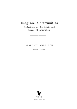 Imagined Communities