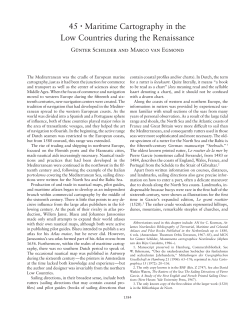 Maritime Cartography in the Low Countries during the Renaissance