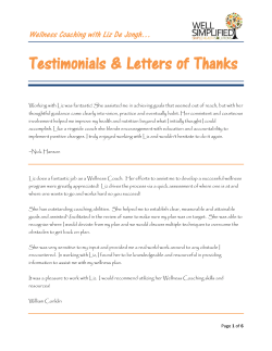 Testimonials - Well Simplified