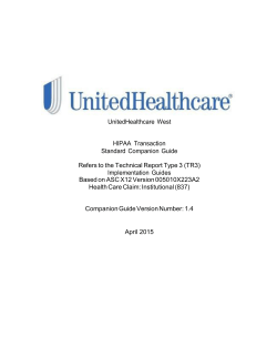 005010X223A2 - UnitedHealthcare Online