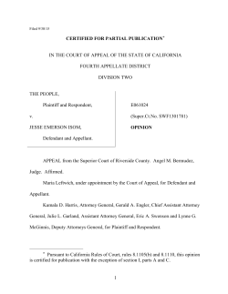 PEOPLE v. ISOM | FindLaw