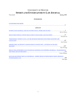 spring 2009 final - Sturm College of Law