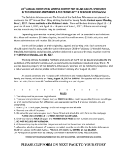 8th annual short story writing contest for young adults