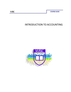 introduction to accounting