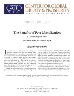 The Benefits of Port Liberalization