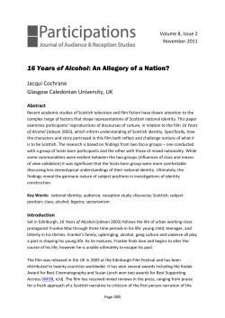 16 Years of Alcohol: An Allegory of a Nation?