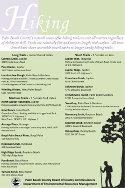 Long Trails - more than 4 miles Medium Trails