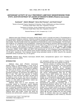 ANTIOXIDANT ACTIVITY OF 2,6,4`-TRIHYDROXY-4
