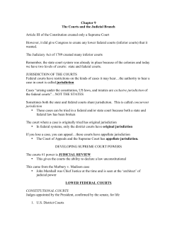Chapter 11 and 12 notes