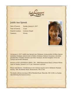 Judith Ann Spiwak