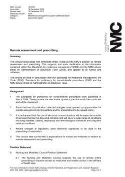 NMC Circular 16/2008