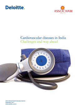Cardiovascular diseases in India Challenges and way ahead