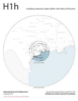H1h building materials made within 100 miles of Houston