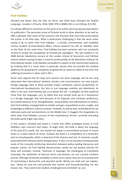 How the War on Terror and Jihad have Changed the English